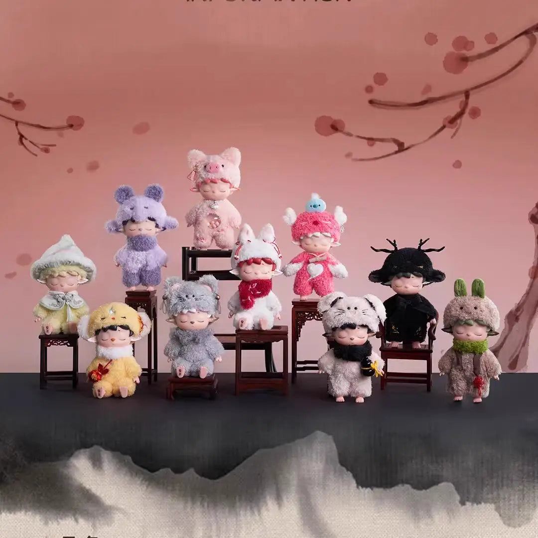 【Clearance】MIMI-Leisurely Elf-Vinyl Plush Series Blind Box