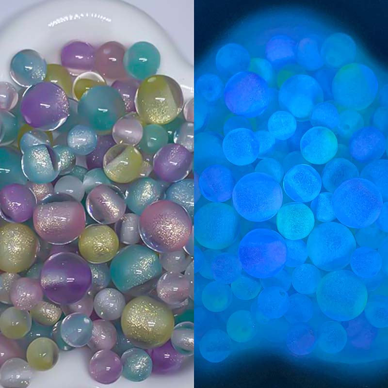 【Z117】Pair Matching Game - Luminous Shimmering Jelly Resin Beads Blind Bags