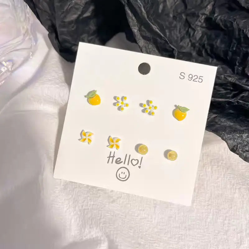 Yellow Series Earring Set