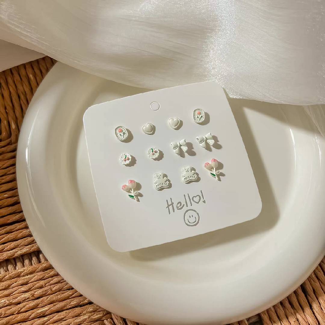 Pink Series Earring Set