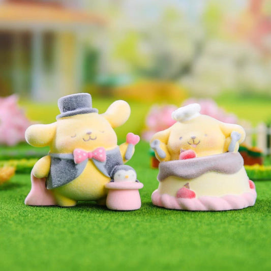 【Clearance】Animal-Yellow Pom Pom Purin flocking series Blind Box