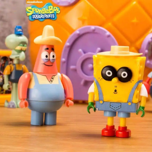 【Clearance】SpongeBob SquarePants Assemble Hand Action Figures Series Blind Box