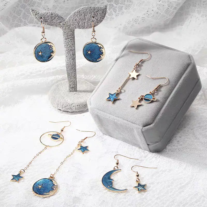 Fishhook Dangle Earrings-Blind Bags