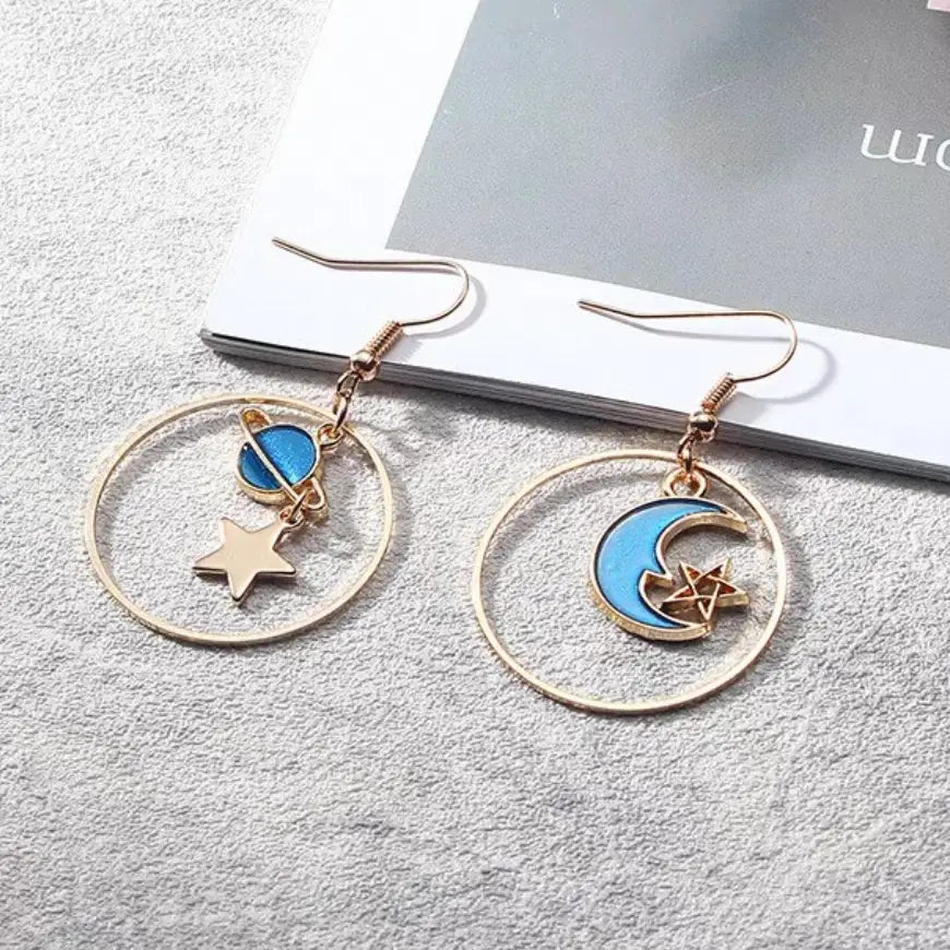 Fishhook Dangle Earrings-Blind Bags