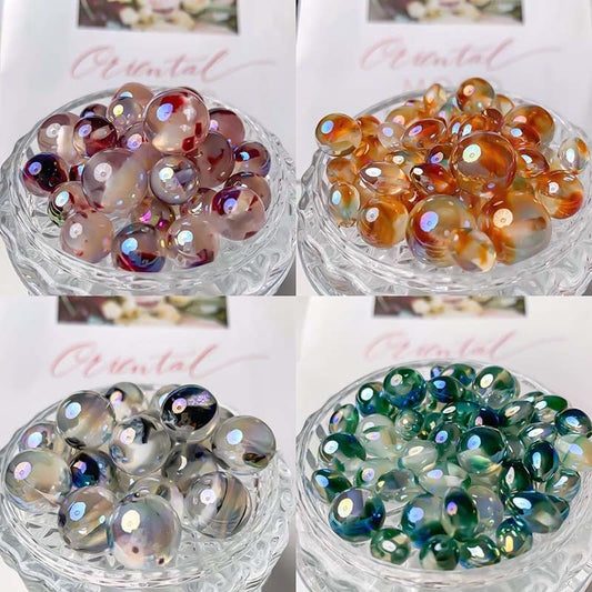 【Z129】Pair Matching Game - [Lake Pebbles] Luxury Resin Beads Blind Bags