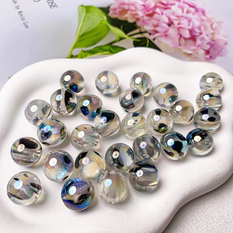 【Z129】Pair Matching Game - [Lake Pebbles] Luxury Resin Beads Blind Bags