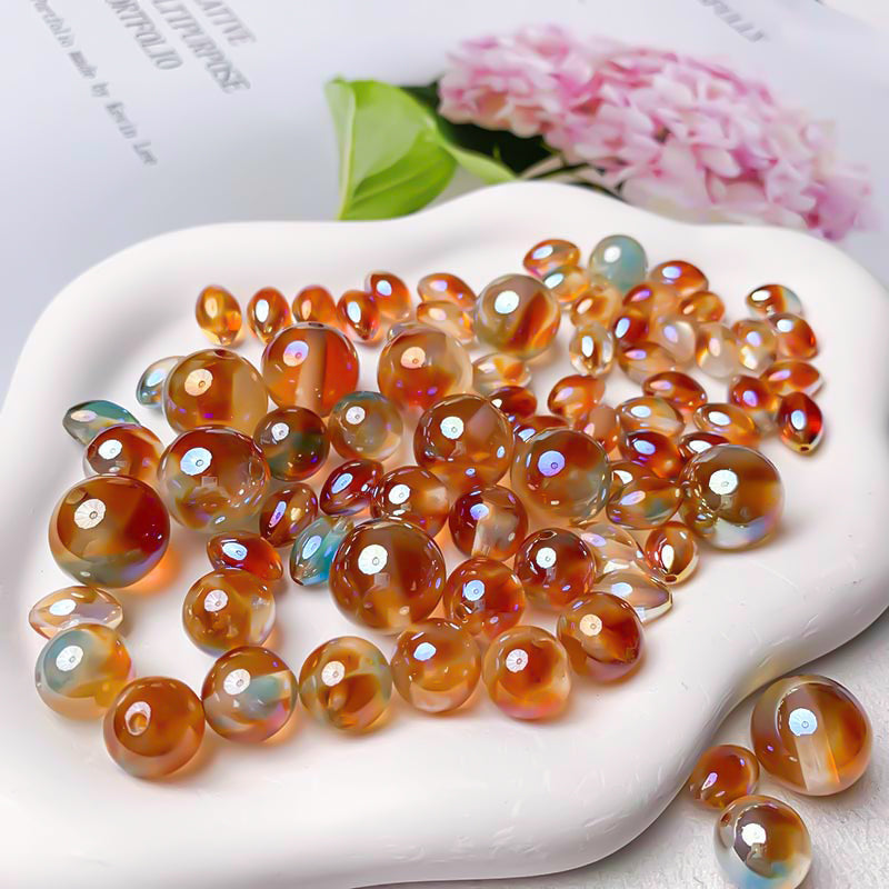 【Z129】Pair Matching Game - [Lake Pebbles] Luxury Resin Beads Blind Bags