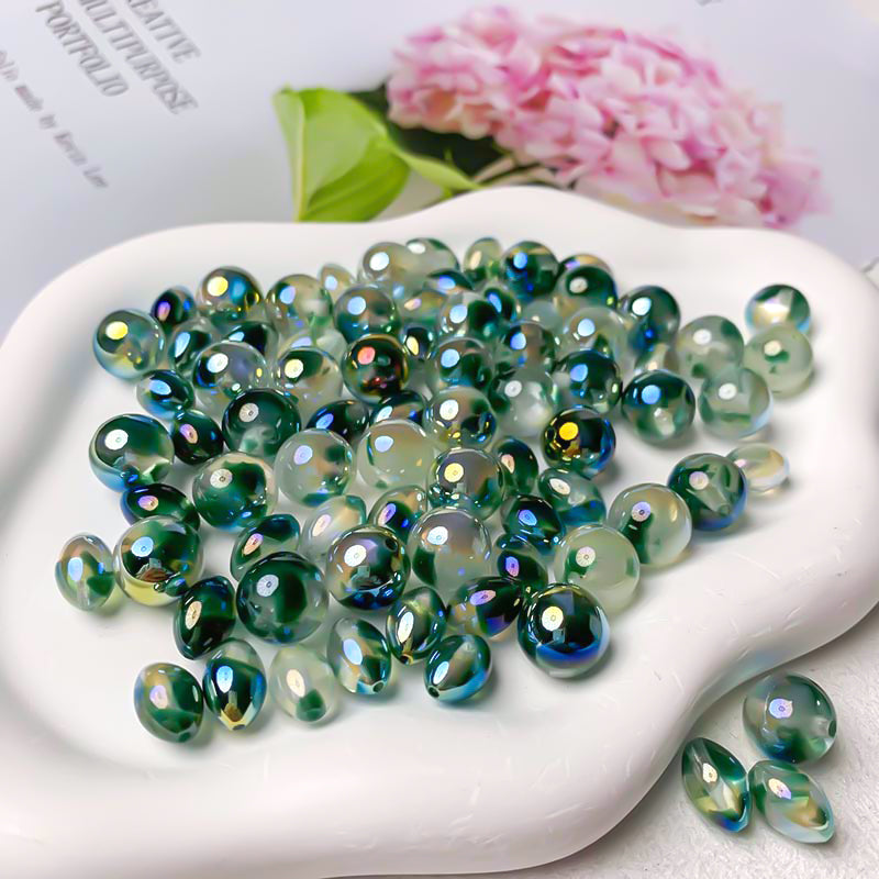 【Z129】Pair Matching Game - [Lake Pebbles] Luxury Resin Beads Blind Bags
