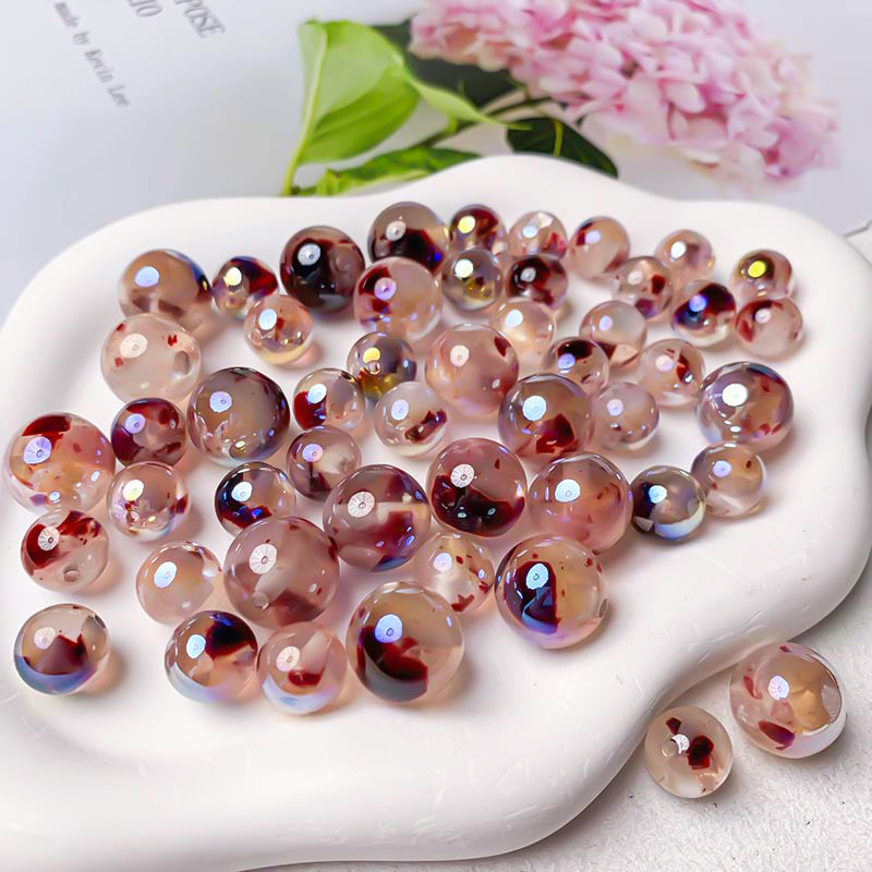 【Z129】Pair Matching Game - [Lake Pebbles] Luxury Resin Beads Blind Bags