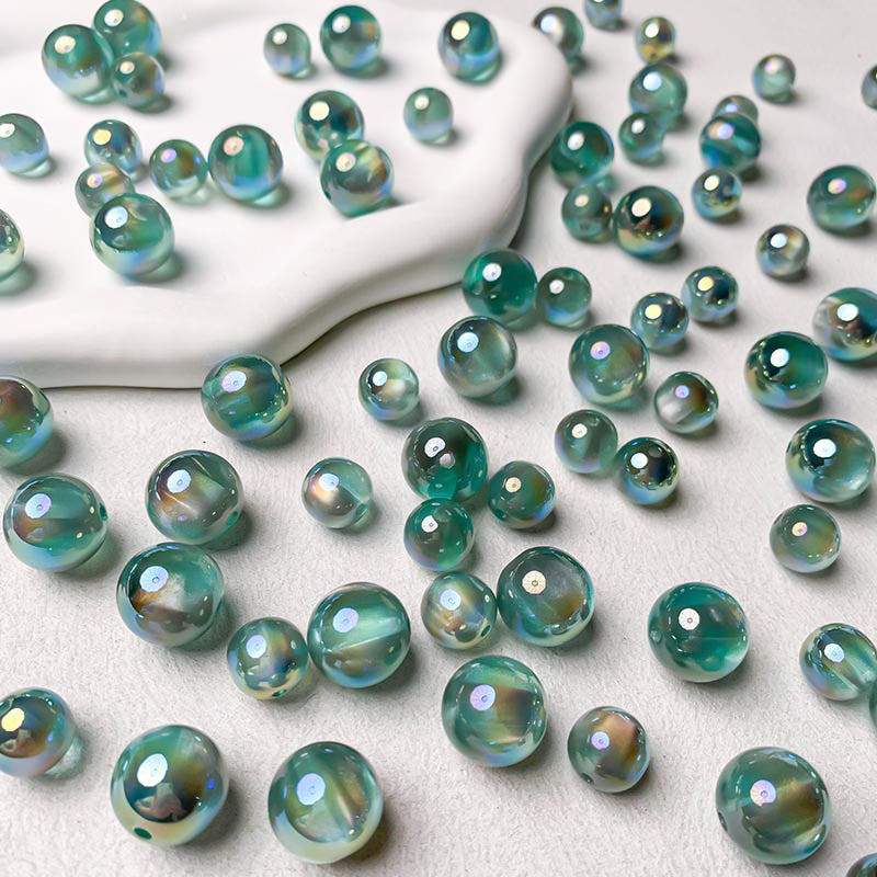 【Z123】Pair Matching Game - [ Galaxy Gaze] Optically Electroplated Resin Beads Blind Bags