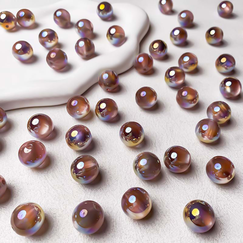 【Z123】Pair Matching Game - [ Galaxy Gaze] Optically Electroplated Resin Beads Blind Bags