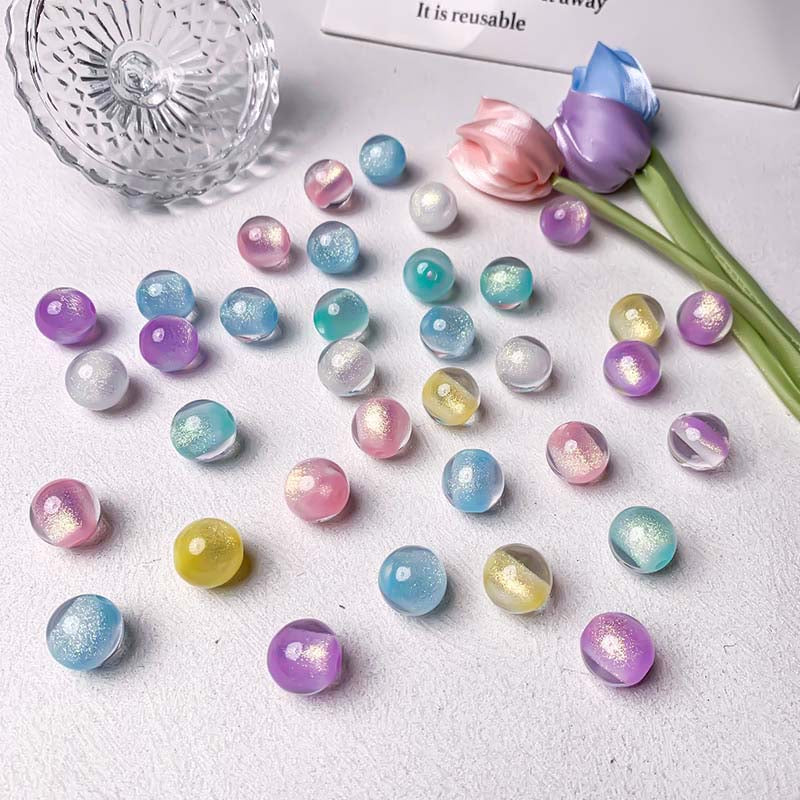 【Z117】Pair Matching Game - Luminous Shimmering Jelly Resin Beads Blind Bags