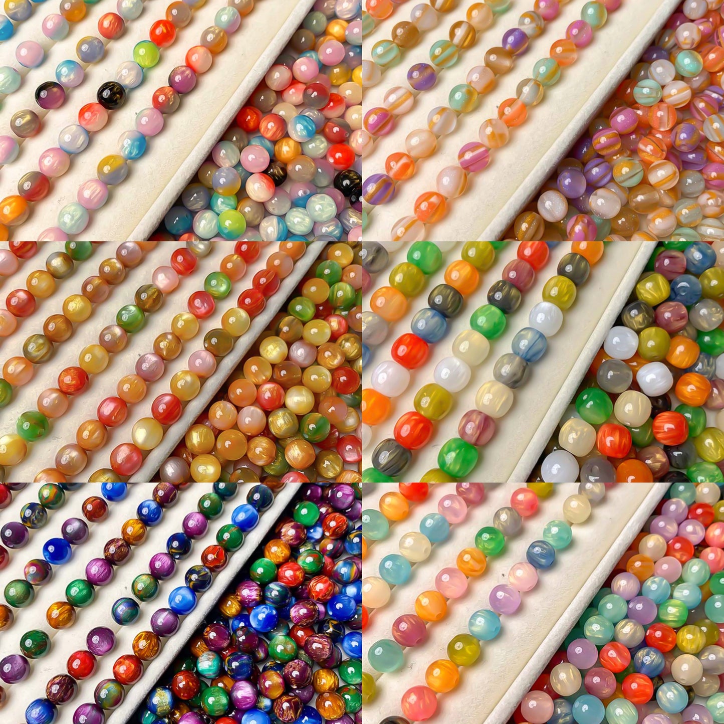 【Z120】Pair Matching Game - 10mm Resin Beads Blind Bags