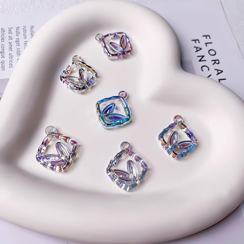 【Z124】Pair Matching Game - Optically Electroplated Acrylic Beads Blind Bags