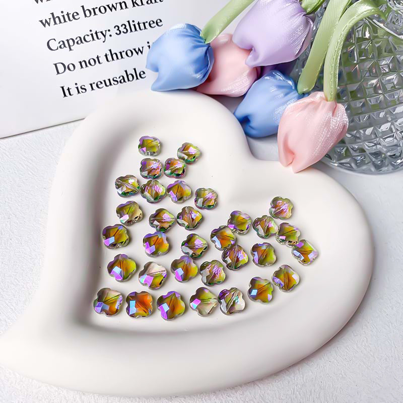 【Z135】Pair Matching Game - Faceted Clover Beads Blind Bags