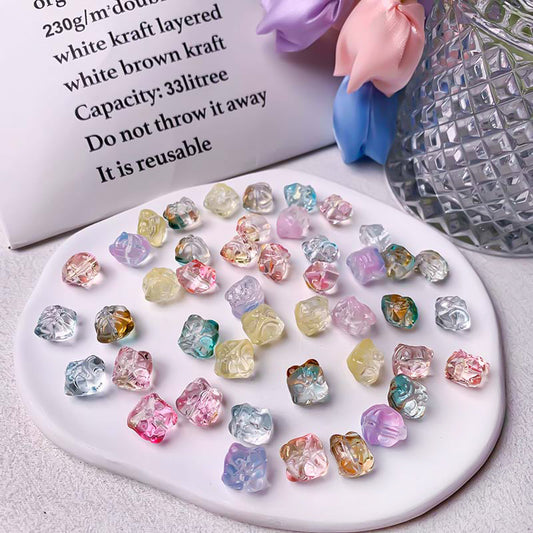 【Z149】Pair Matching Game - Lion Jelly Glass Beads Blind Bags