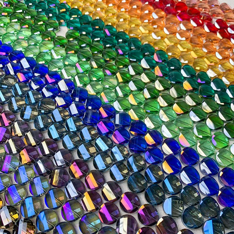 【Z176】[PMG] 14mm Faceted Twisted Disc Beads Blind Bags