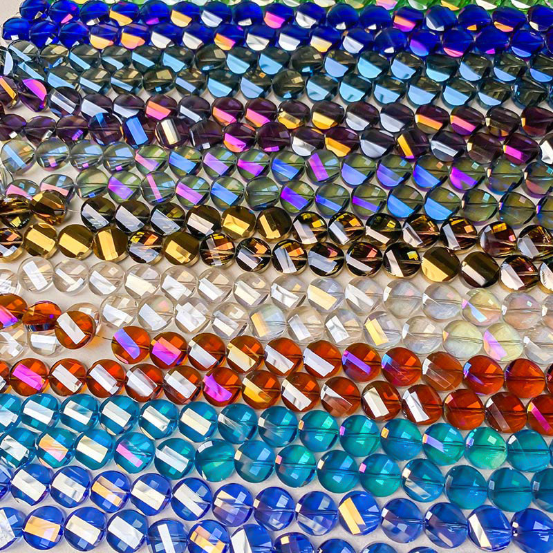 【Z176】[PMG] 14mm Faceted Twisted Disc Beads Blind Bags