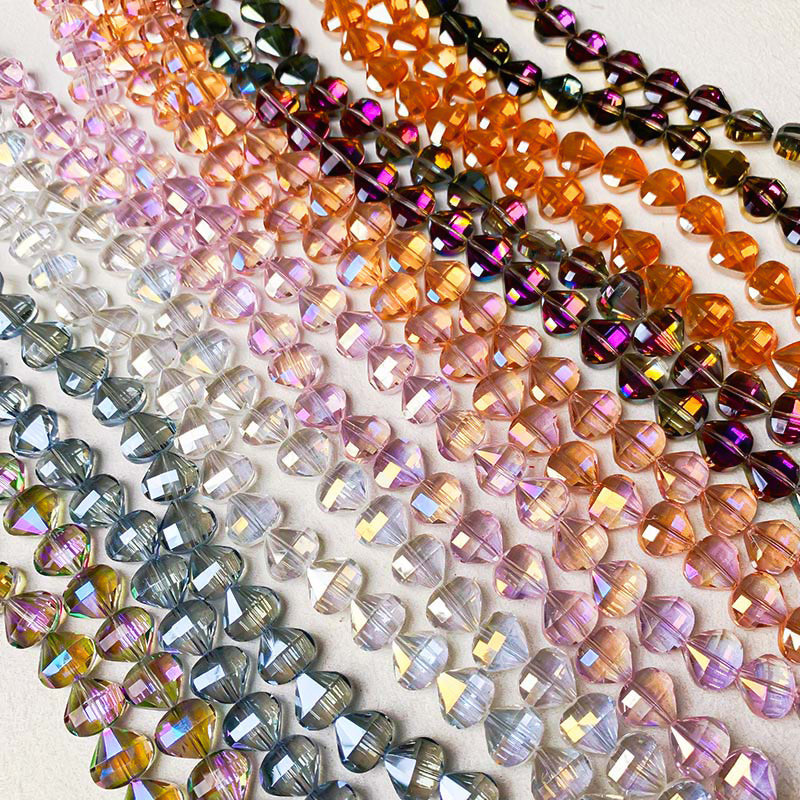 【Z146】Pair Matching Game - Faceted Heart and Diamond Beads Blind Bags