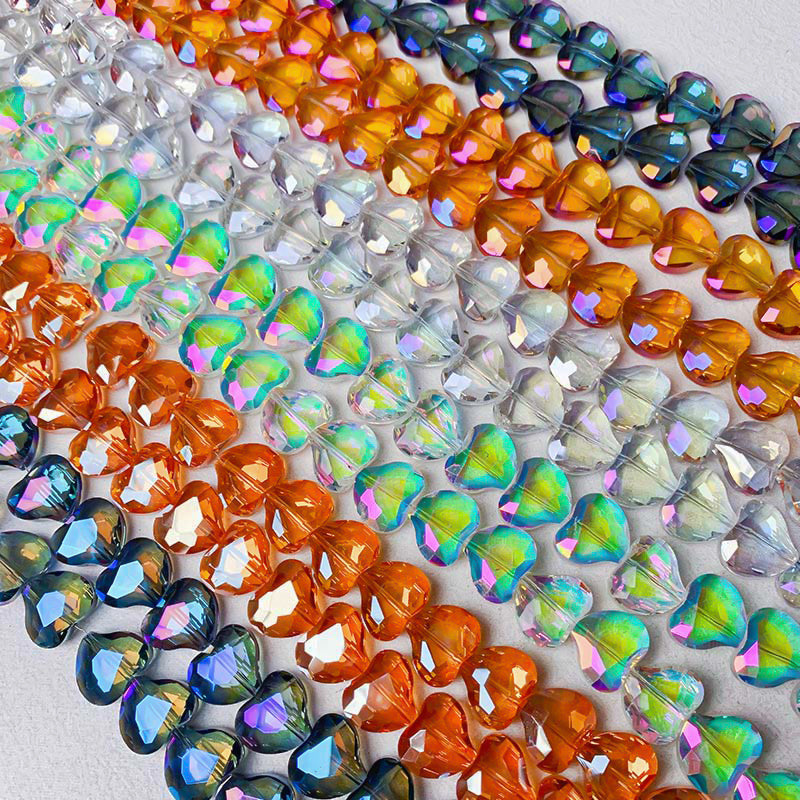 【Z186】[PMG]13mm-16mm Faceted Flower, Tilted Heart and Waterdrop Beads Blind Bags