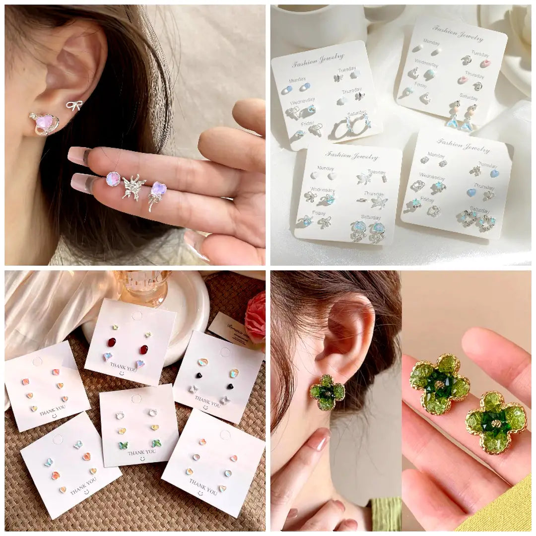 Shiny Studs Earrings- Blind Bag