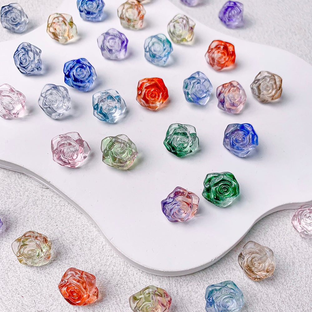 【Z191】[PMG] 14mm Camellia Glass Beads Blind Bags