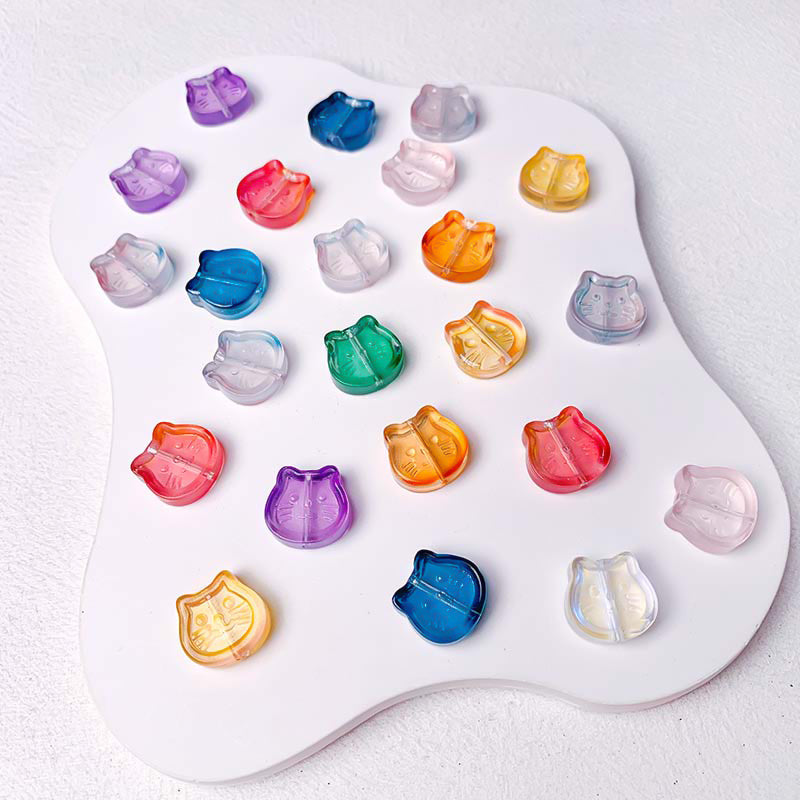 【Z194】[PMG] Jelly Glass Kitty Beads  Blind Bags