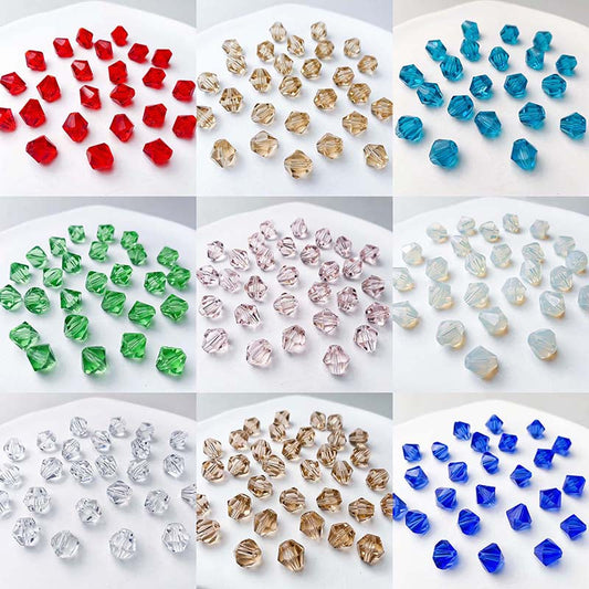 【Z222】[PMG] 10mm Faceted Diamond Glass Beads Blind Bags