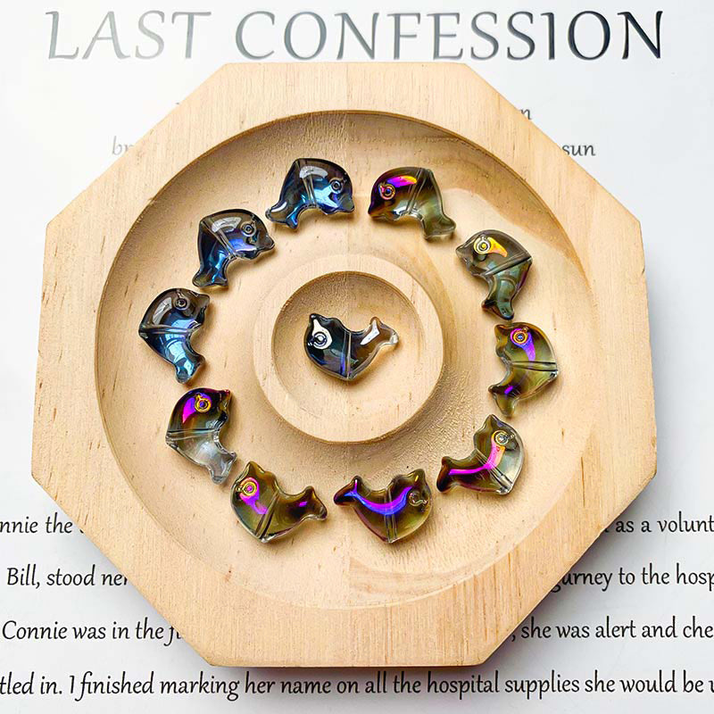 【Z232】[PMG] 11*16mm Dolphin Glass Beads Blind Bags