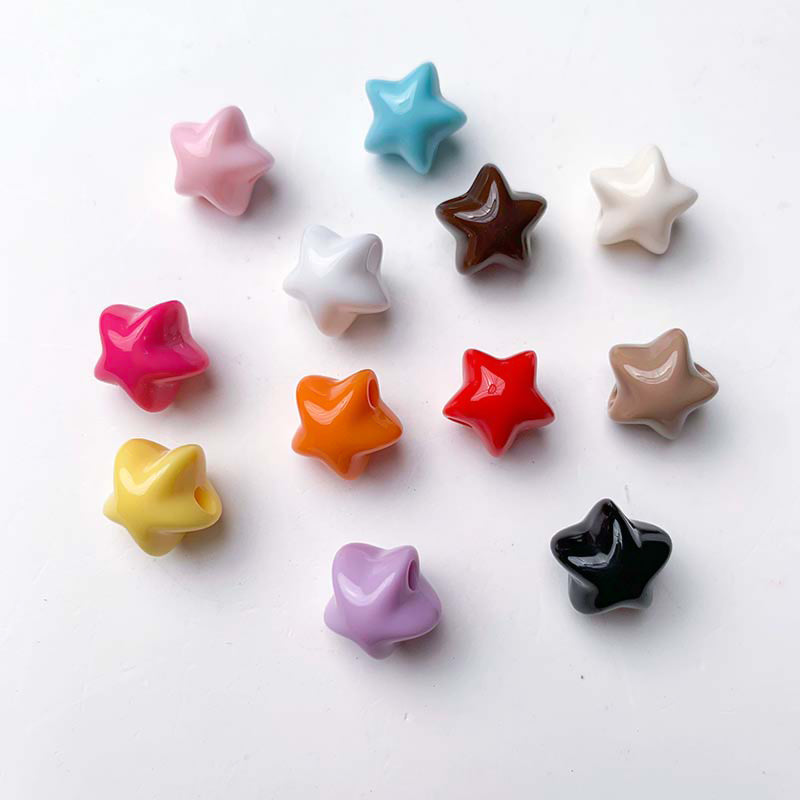 【Z236】[PMG] 13mm Colorful Acrylic Star Beads Blind Bags