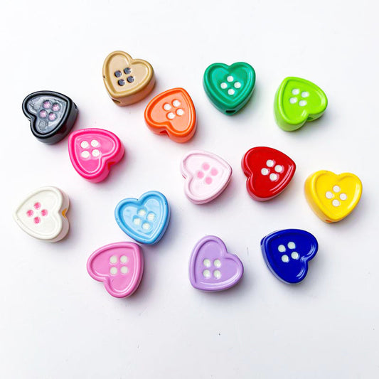 【Z245】[PMG]  11mm Acrylic Heart Beads Blind Bags