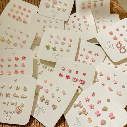 Pink Series Earring Set