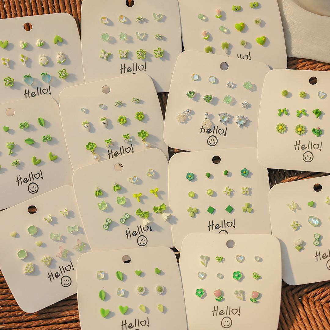 Green Series Earring Set