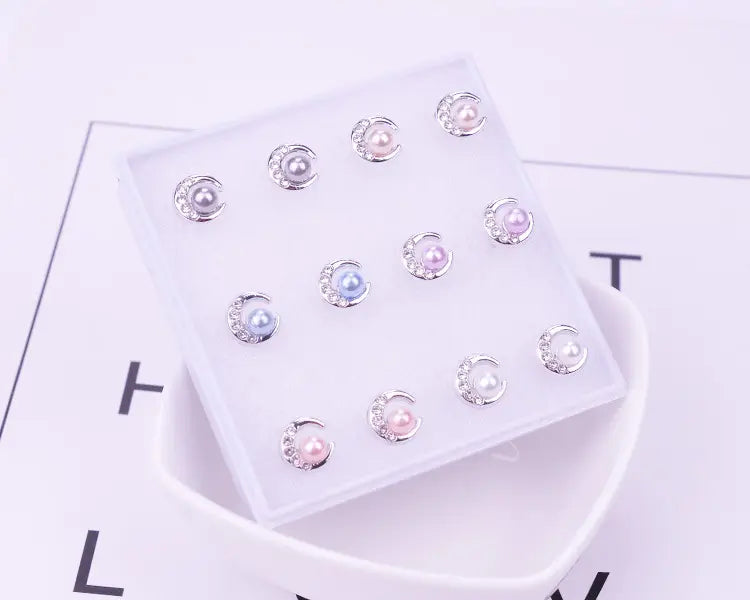 Dainty Studs Earrings-Blind Bag（Plsatic Posts）