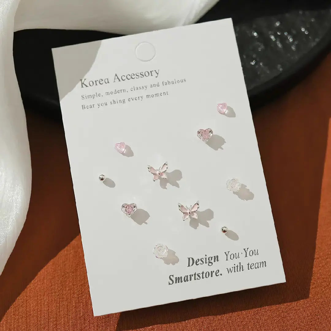 Pink Series Earring Set
