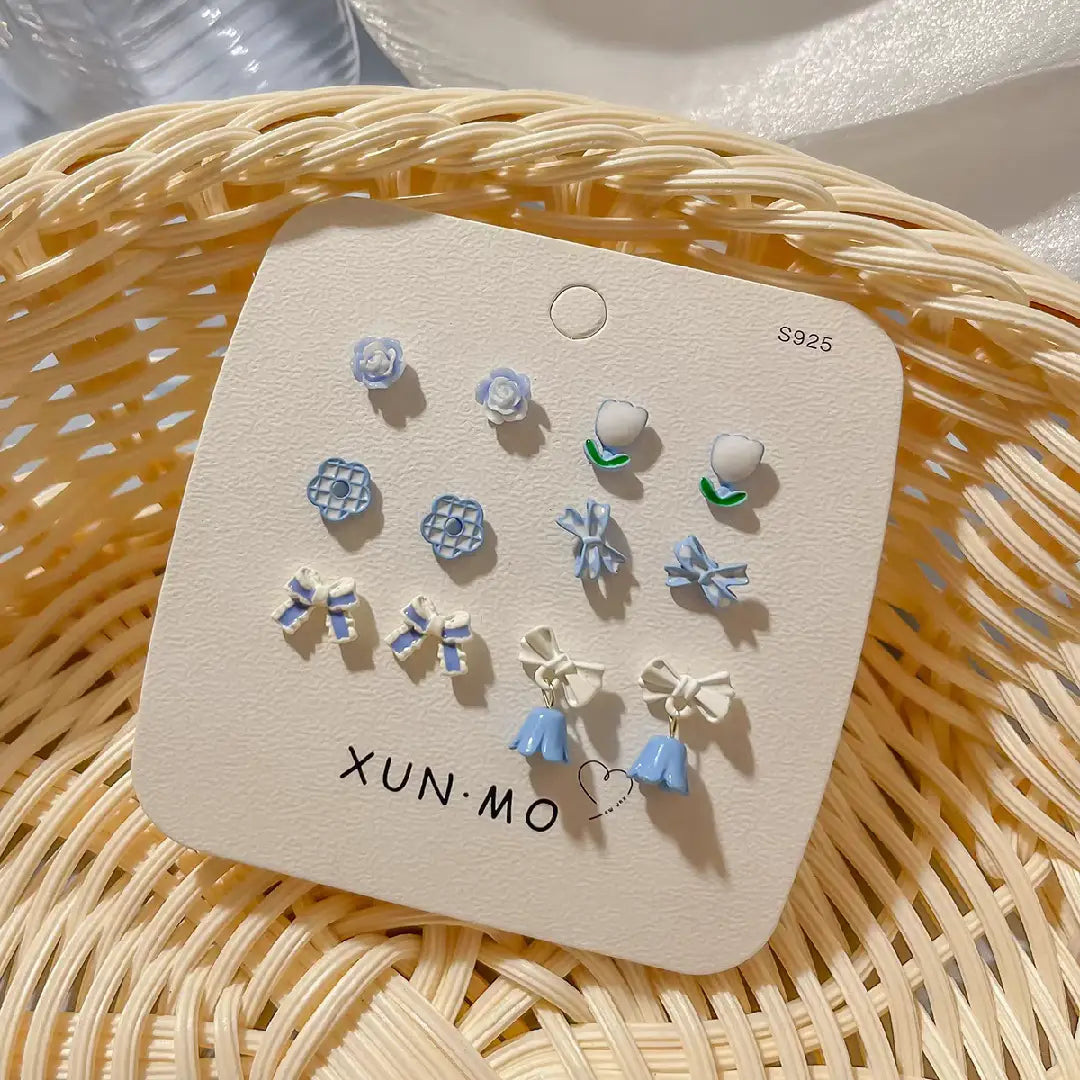 Blue Series Earring Set