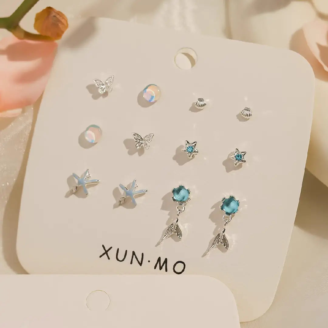 Blue Series Earring Set