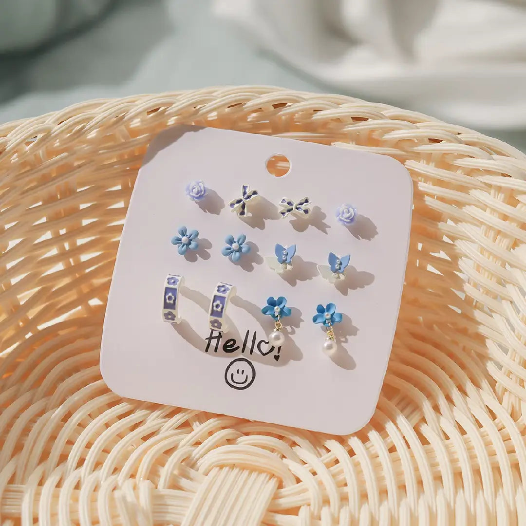 Blue Series Earring Set