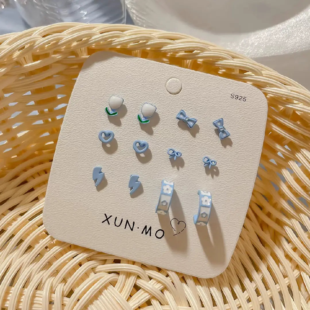 Blue Series Earring Set