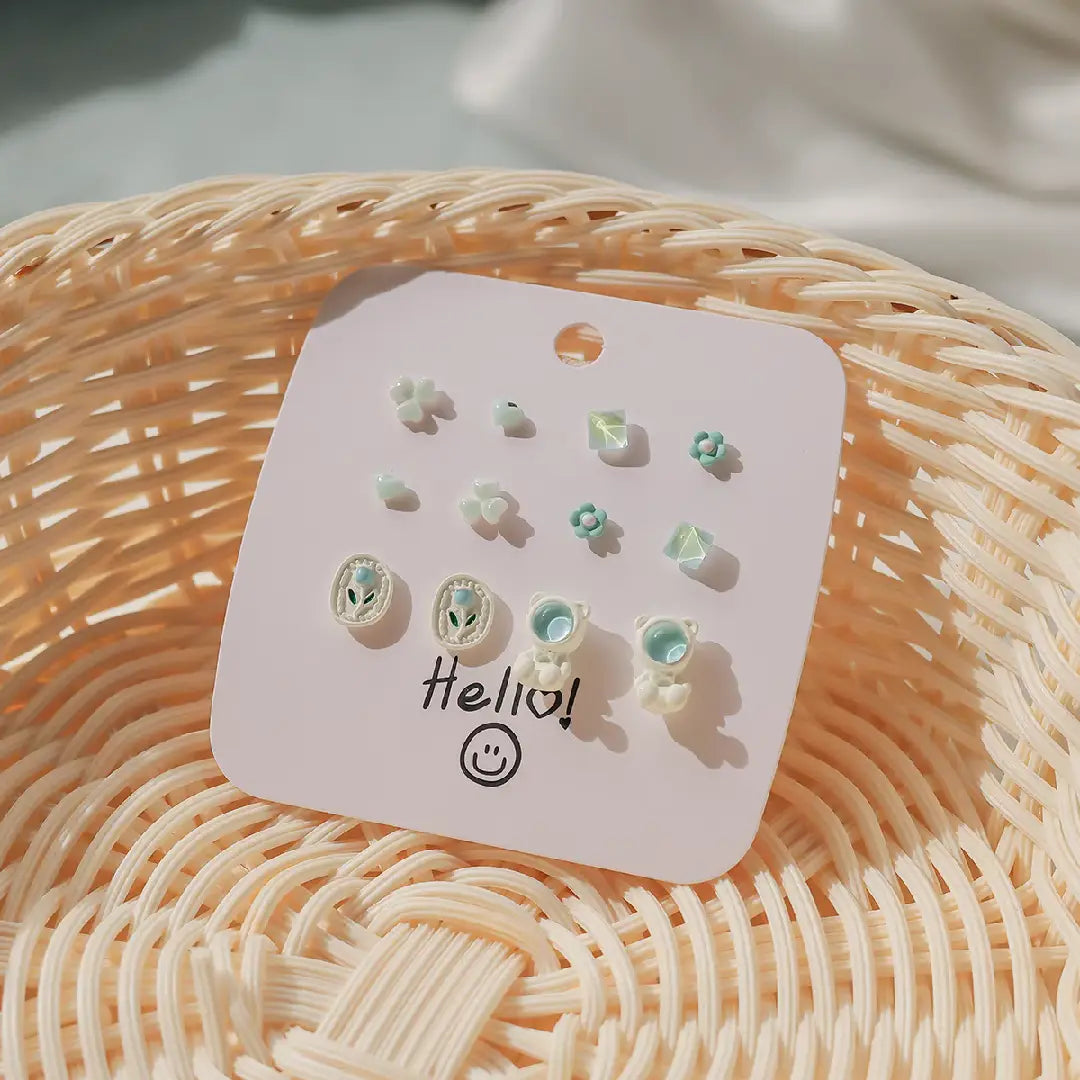 Blue Series Earring Set