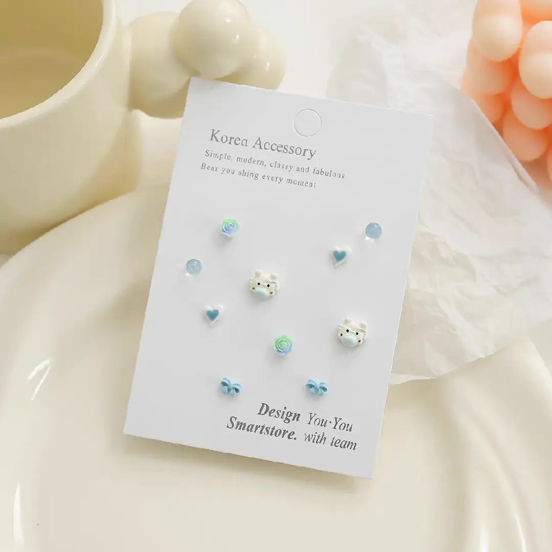 Blue Series Earring Set