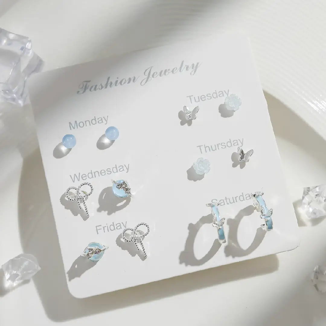 Blue Series Earring Set