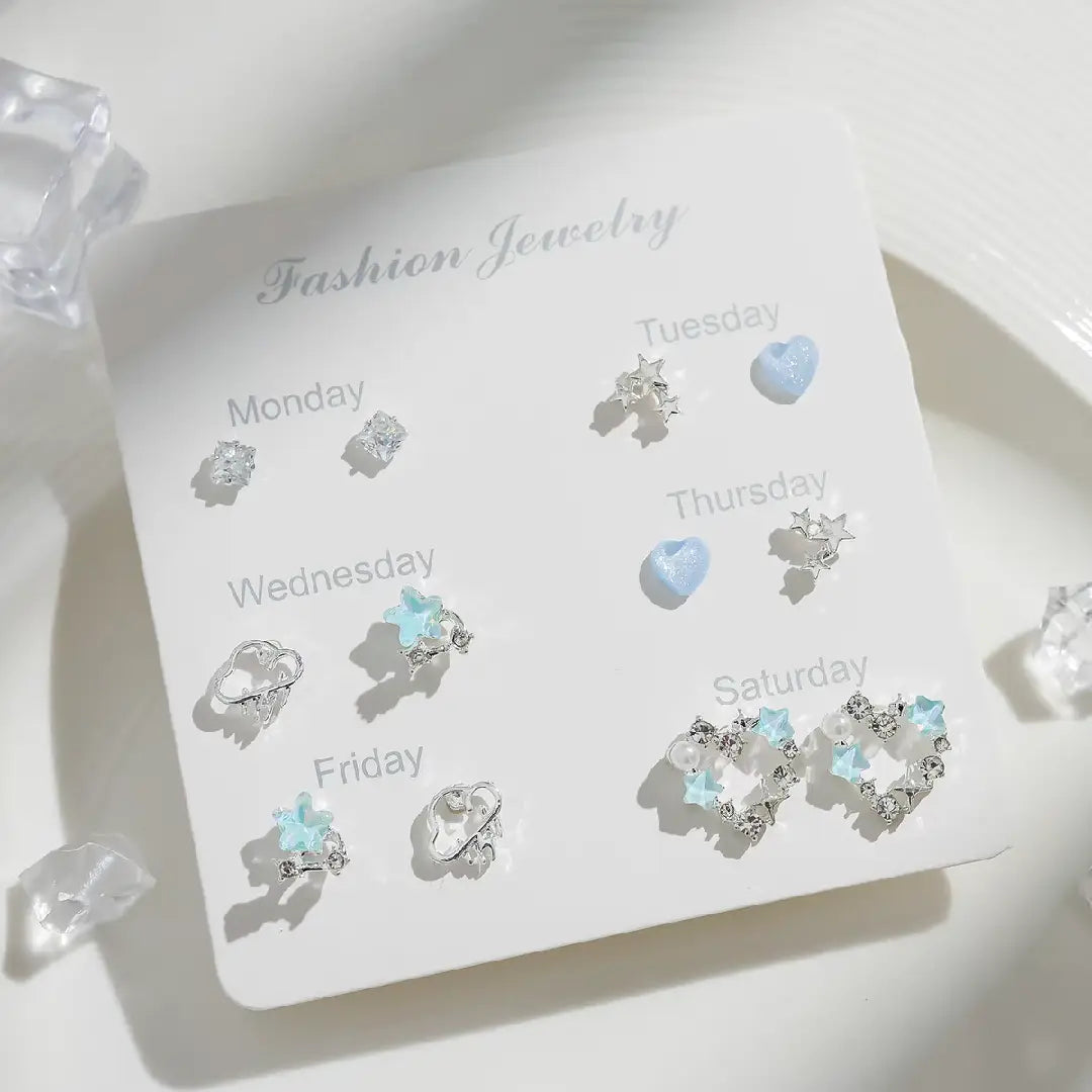 Blue Series Earring Set