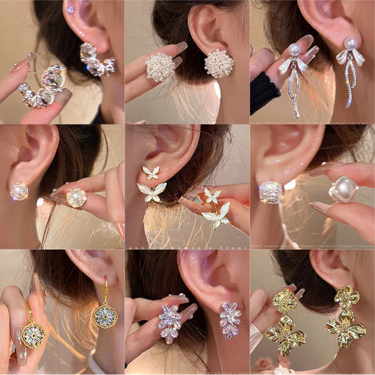 Shiny Dangle and Studs Earrings - Blind Bag