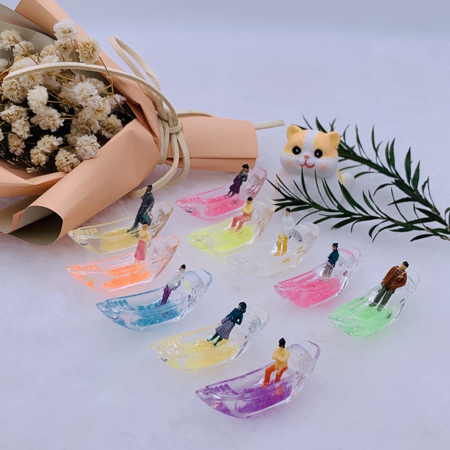 【A142】Luminous Boat and Boatman-Blind Bag Series