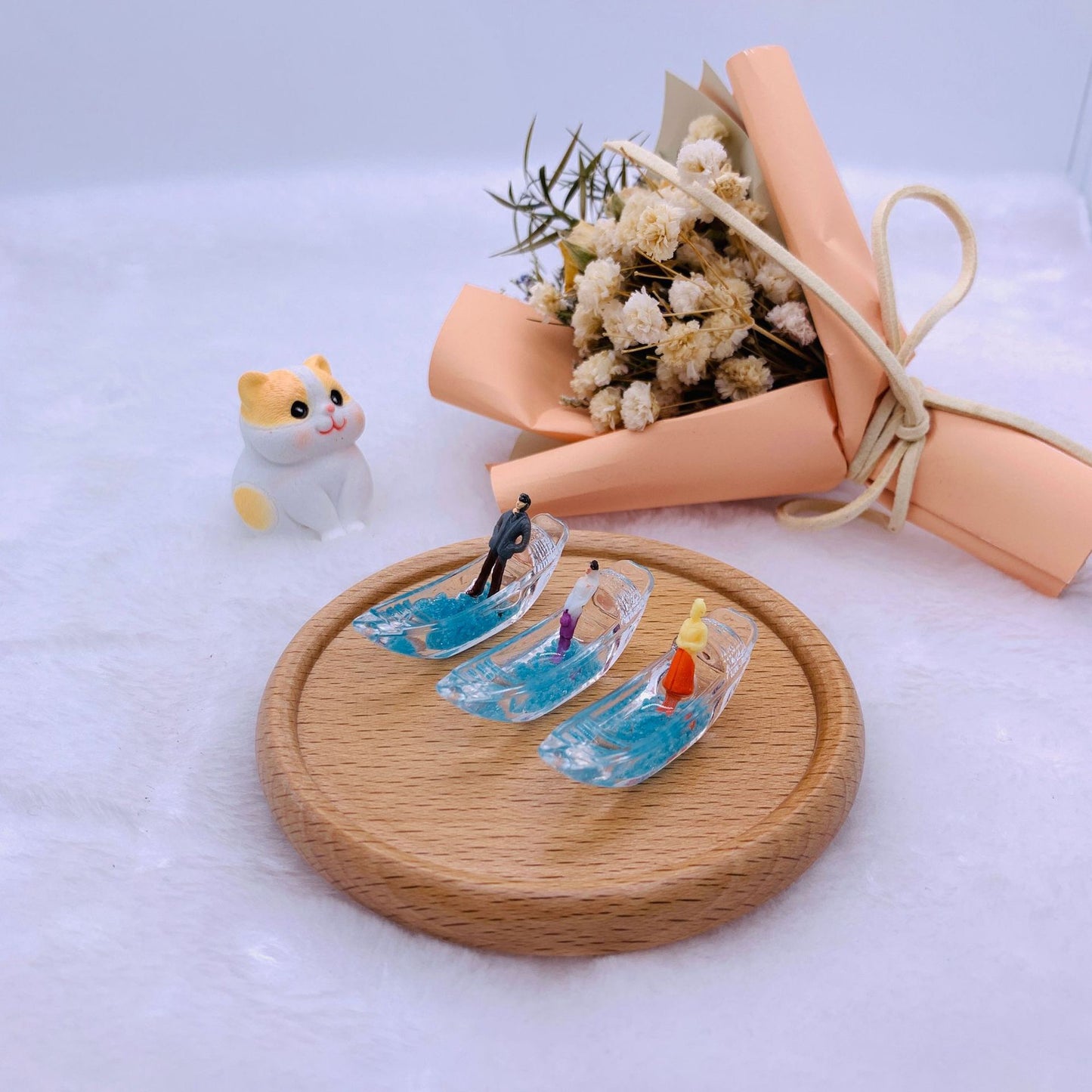 【A142】Luminous Boat and Boatman-Blind Bag Series