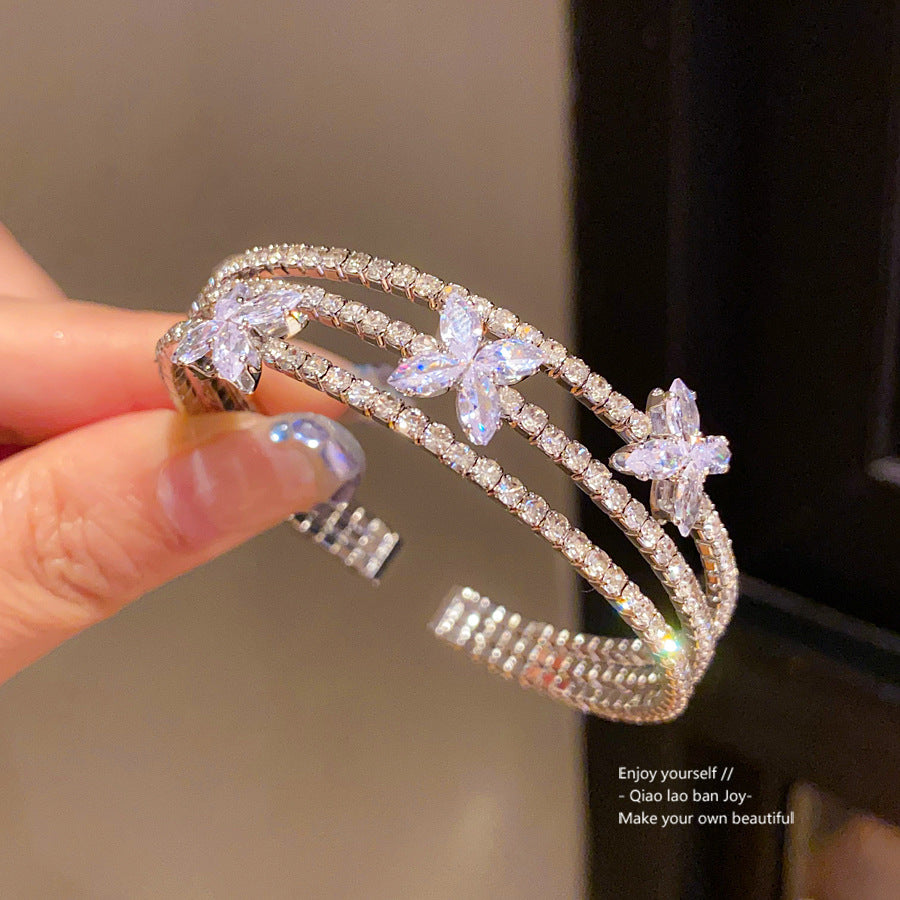 Gold and Sliver Gleam Open Bangles - Blind Bag