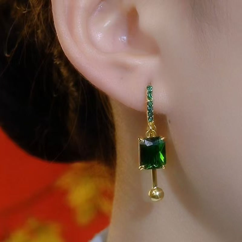 Shiny Hoop Dangle Earrings - Blind Bags