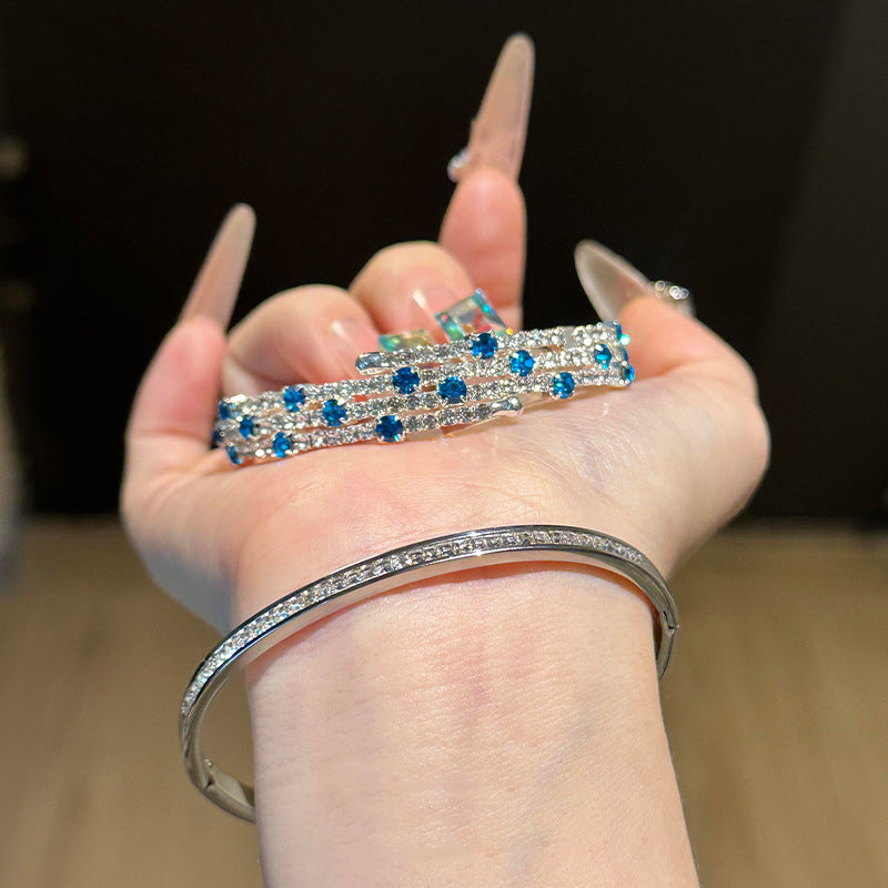 Gold and Sliver Gleam Open Bangles - Blind Bag