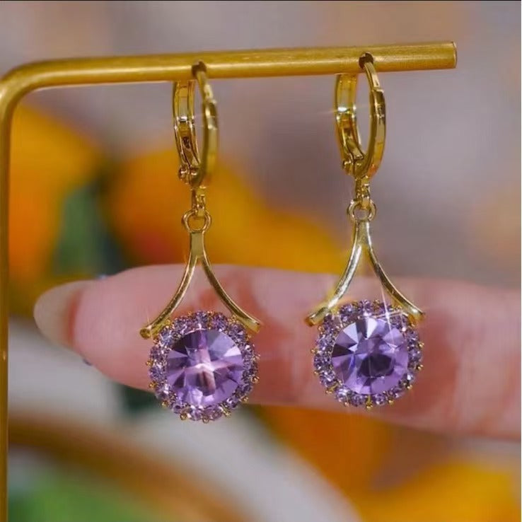 Shiny Hoop Dangle Earrings - Blind Bags